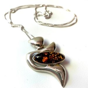 Baltic green Amber high heels 👠 pendant